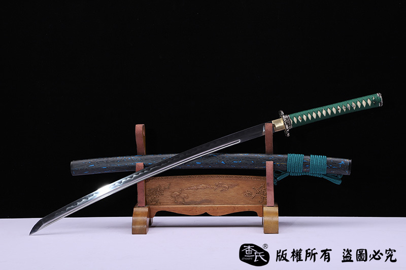 【流影一体刀】 武具　刀装具　日本刀　模造刀 武士道 鋼刀 冷兵器 手鍛造打 旋风打刀_日本武士刀（东洋刀）_查氏刀剑网-ZSDJW.COM