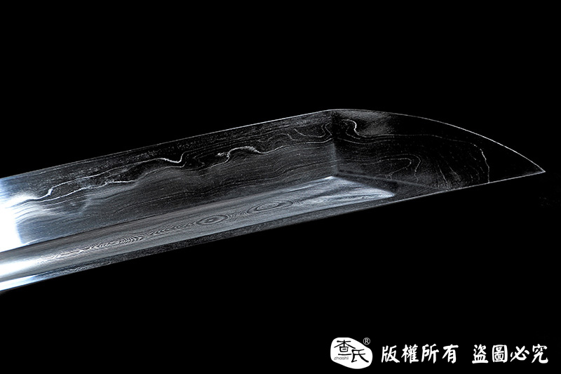 菊一打刀三枚合工艺_日本武士刀（东洋刀）_查氏刀剑网-ZSDJW.COM