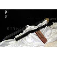 玉钢本三枚精品打刀-配手工雕刻刀镡