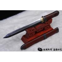 素装精品小唐剑-花纹钢烧刃