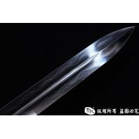 素装精品小唐剑-花纹钢烧刃