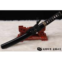 12寸君子武士短刃-花纹钢烧刃
