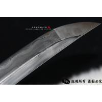 经典铜装小乌丸肋差-花纹钢烧刃