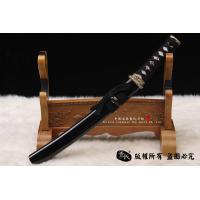 经典铜装小乌丸肋差-花纹钢烧刃