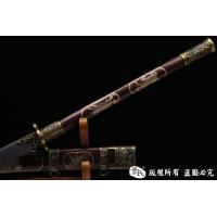 全铜鞘康熙战刀，可以kan铁