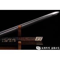 双槽花纹钢汉剑-可以砍铁