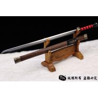 双槽花纹钢汉剑-可以砍铁