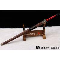 双槽花纹钢汉剑-可以砍铁
