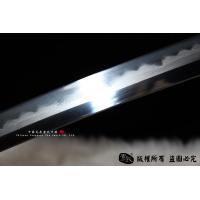精品98军刀-地肌钢烧刃-手工铁鞘