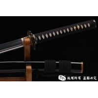 铁装地肌钢烧刃打刀