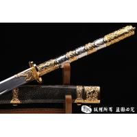 镀金精品康熙战刀