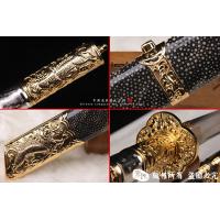 镀金精品康熙战刀