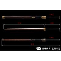 真武剑- 特价推荐-铜装八面凹槽汉剑