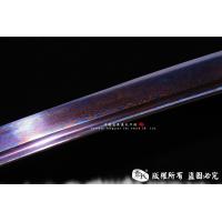 蓝天-花纹钢烤蓝武士刀