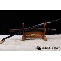 君子武士刀-花纹钢烧刃烤蓝版