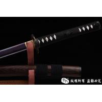 君子武士刀-花纹钢烧刃烤蓝版