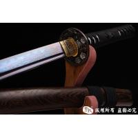 君子武士刀-花纹钢烧刃烤蓝版