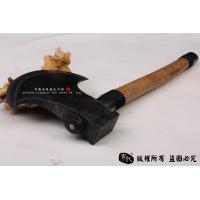 夹钢手工斧头-碳钢夹花纹钢