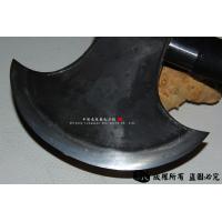 夹钢手工斧头-碳钢夹花纹钢