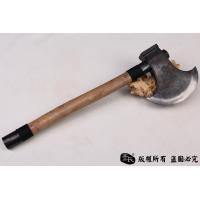 夹钢手工斧头-碳钢夹花纹钢