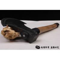 夹钢手工斧头-碳钢夹花纹钢