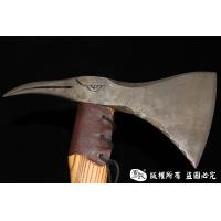 大马士革工艺斧头-木鸟