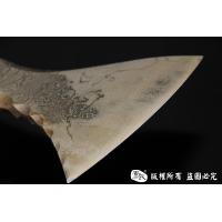 大马士革工艺斧头-木鸟