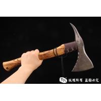 大马士革工艺斧头-木鸟