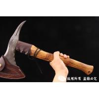 大马士革工艺斧头-木鸟