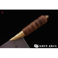 方头不锈钢夹钢菜刀