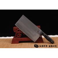 檀木柄方头不锈钢夹钢菜刀