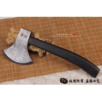 花纹钢斧头-家用砍骨头、收藏一举两得