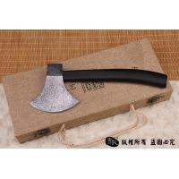 花纹钢斧头-家用砍骨头、收藏一举两得