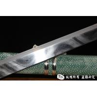 禾字号白铜唐刀-独家罕见龙腾纹