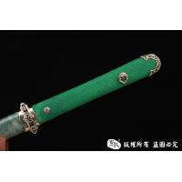 禾字号白铜唐刀-独家罕见龙腾纹