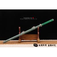 禾字号白铜唐刀-独家罕见龙腾纹