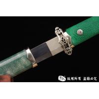 禾字号白铜唐刀-独家罕见龙腾纹