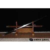 百炼钢鱼皮柄诸刃唐刀