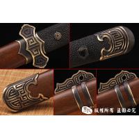 百炼钢鱼皮柄诸刃唐刀