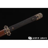 百炼钢鱼皮柄诸刃唐刀