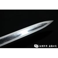 铁装手雕刻汉剑-错银错铜工艺-孤品，大师作品