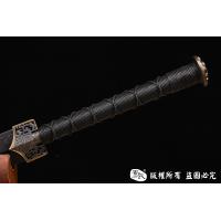 回纹羽毛钢八面汉剑