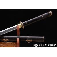 黑檀木经典百炼钢唐刀