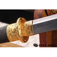 精品镀金环首刀-独家天梯纹