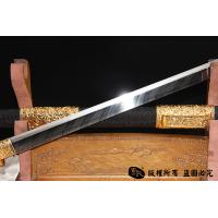 精品镀金环首刀-独家天梯纹
