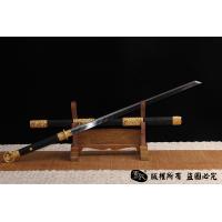精品镀金环首刀-独家天梯纹