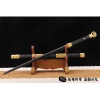 精品镀金环首刀-独家天梯纹