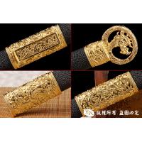 精品镀金环首刀-独家天梯纹