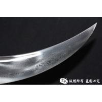 罕见高端原汁原味白铜蒙古刀