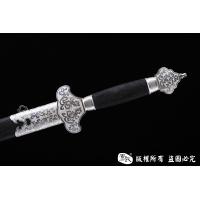 纯银装草钢尚方剑-孤品